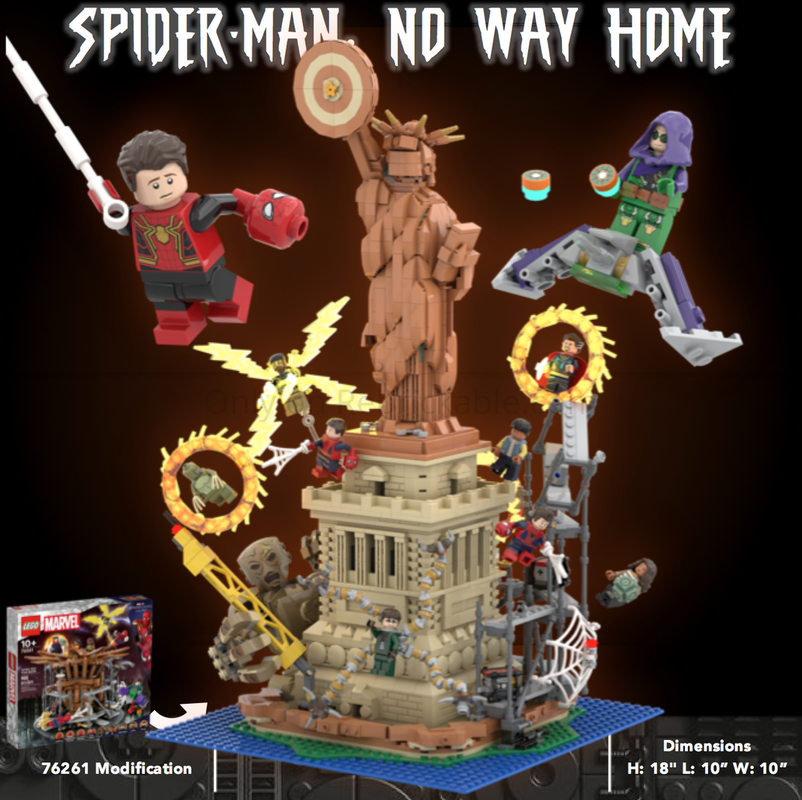Lego SPIDER-MAN: No Way Home - Statue of Liberty Final Battle