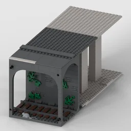 Basement for moduars: with underground line 1