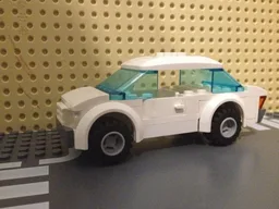 white car