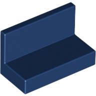 Lego Panel 1 x 2 x 1 [Square Corners] / Dark Blue