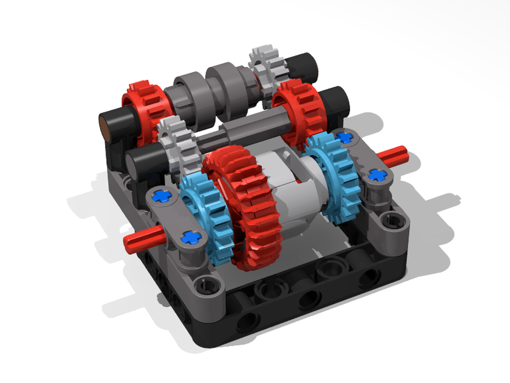Lego Diff lock with 16 tooth gears