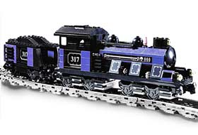 Lego Large Train Engine with Tender Blue
