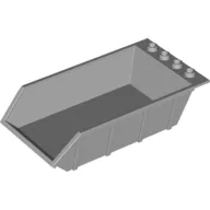 Tipper Bed 4 x 6, Open Studs / Light Bluish Gray