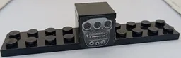 Stickered Assembly 10 x 2 x 1 2/3 with Ferrari Centre Console with Radio, Air Vents and Dials Pattern (Sticker) - Set 8671