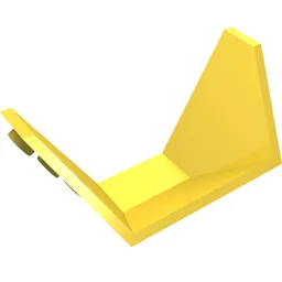 Tipper End Sloped / Yellow