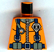 Lego Torso Rescue Coast Guard Logo Pattern