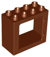 Duplo Door / Window Frame Flat Front Surface, Completely Open Back
