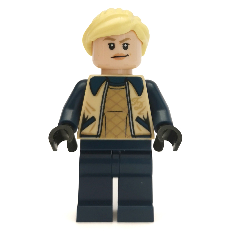 Lego Fleur Delacour, Tan Jacket with "FD" Monogram