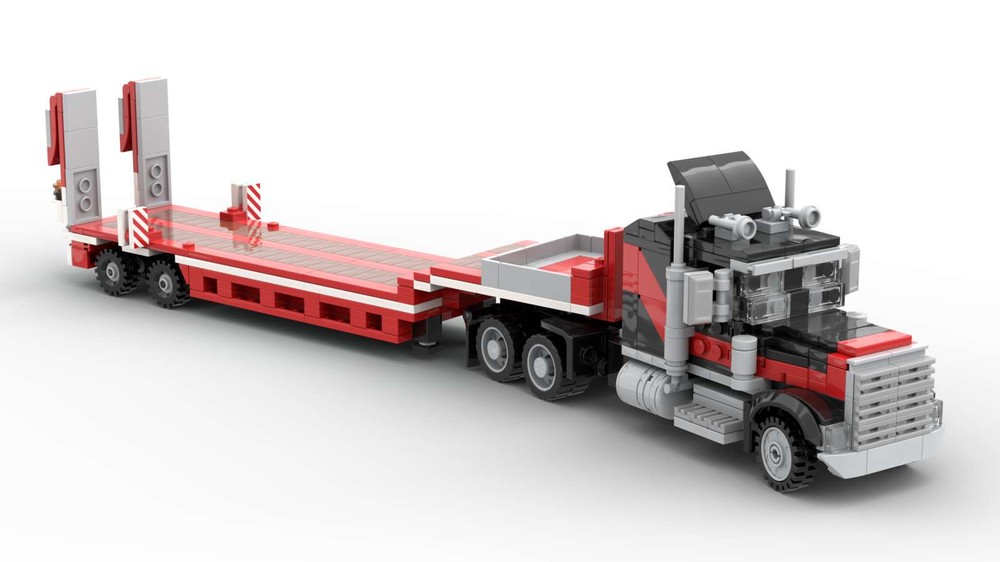 LEGO® 5571 Model Team Giant Truck downsized to Minifig Scale