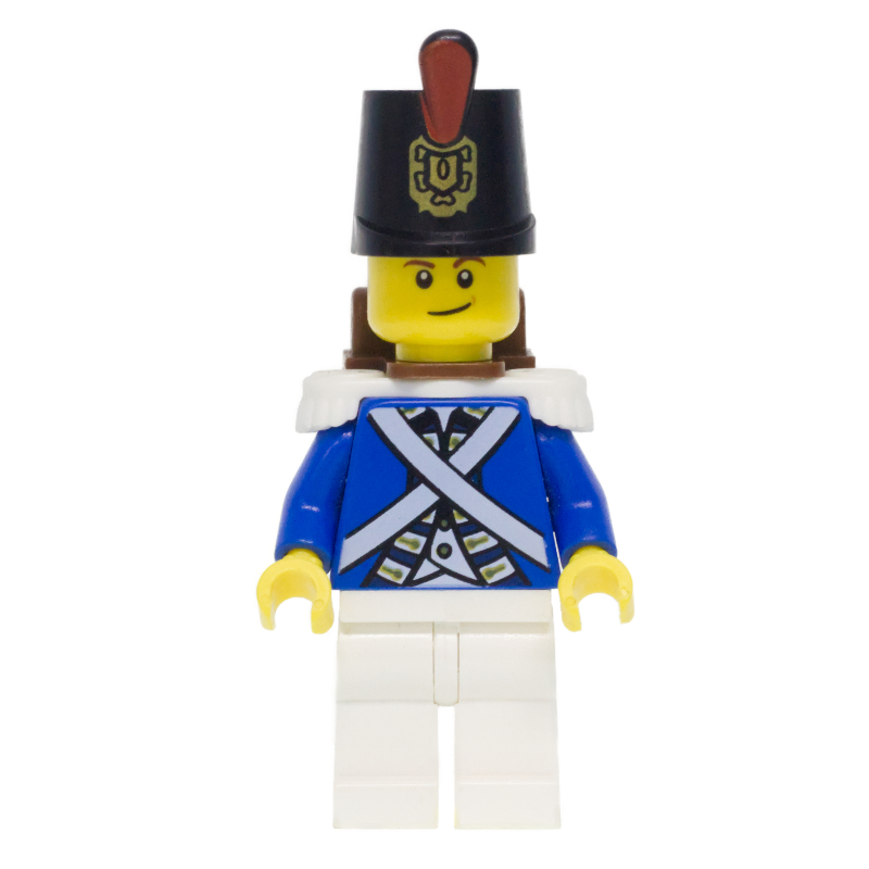 Lego Soldier (Bluecoat) - Lopsided Smile