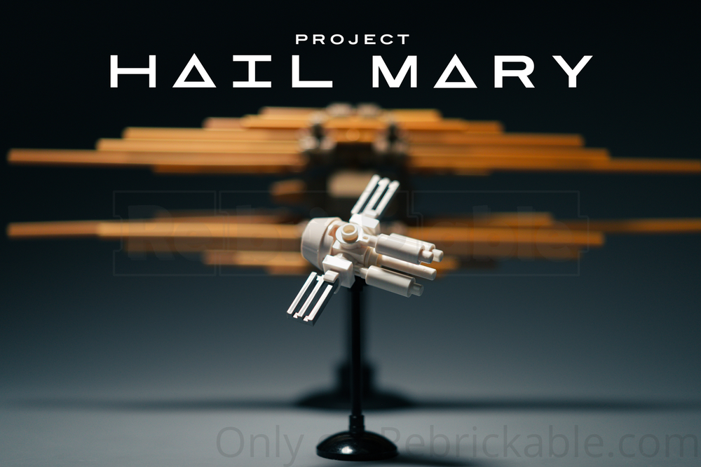 Lego Project Hail Mary and Blip-A