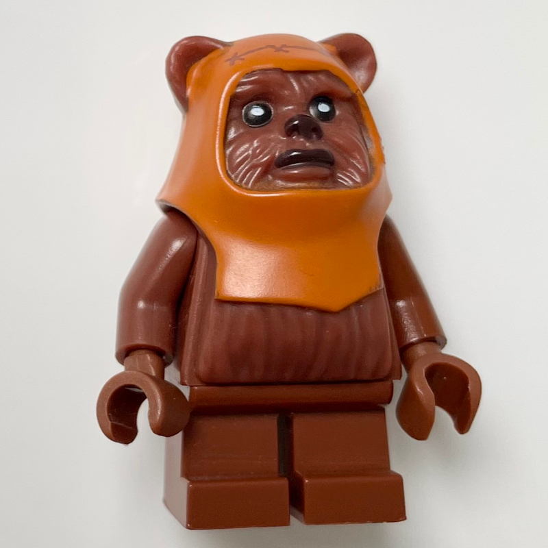 Lego Wicket, Ewok, Dark Orange Hood