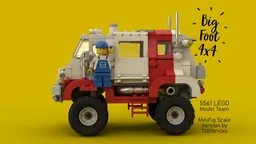 Big Foot 4x4 5561 - 6-Stud-Version / Minifig-Scale