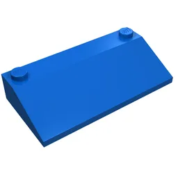 Brick Sloped 33° 3 x 6 / Blue