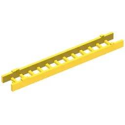 Ladder 10.3cm (collapsed) 3-Piece - Middle Section / Yellow
