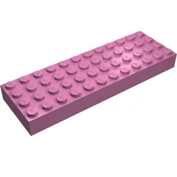 Brick 4 x 12 / Dark Pink