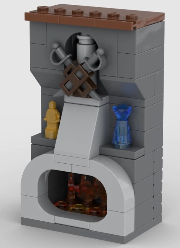 Lego Fireplace