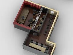 Seinfeld Restaurant Corner Modular building