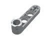 Technic Beam 1 x 4 Thin with Stud Connector / Light Bluish Gray