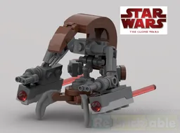 Separatist C-Series Droideka: (Clone Wars)