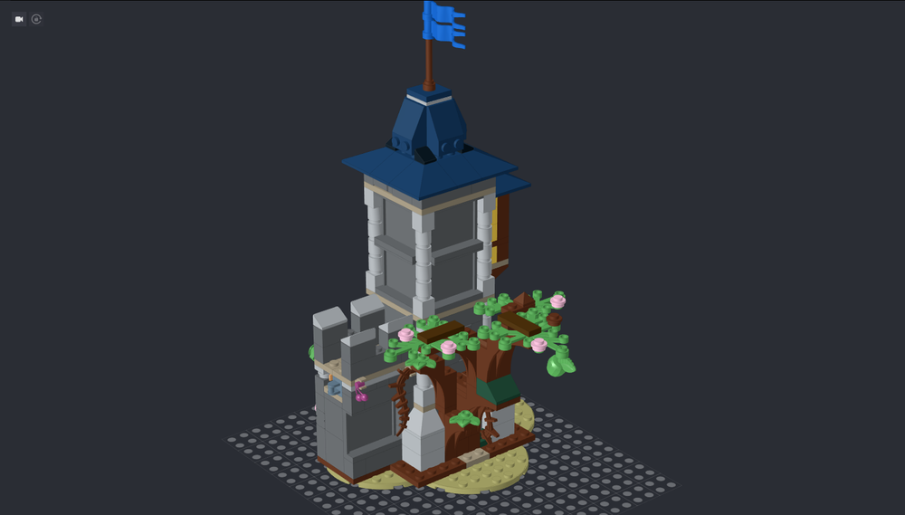 Lego Overgrown Tower