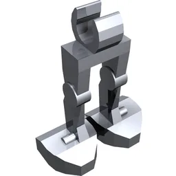 Legs Mechanical, Battle Droid / Metallic Silver