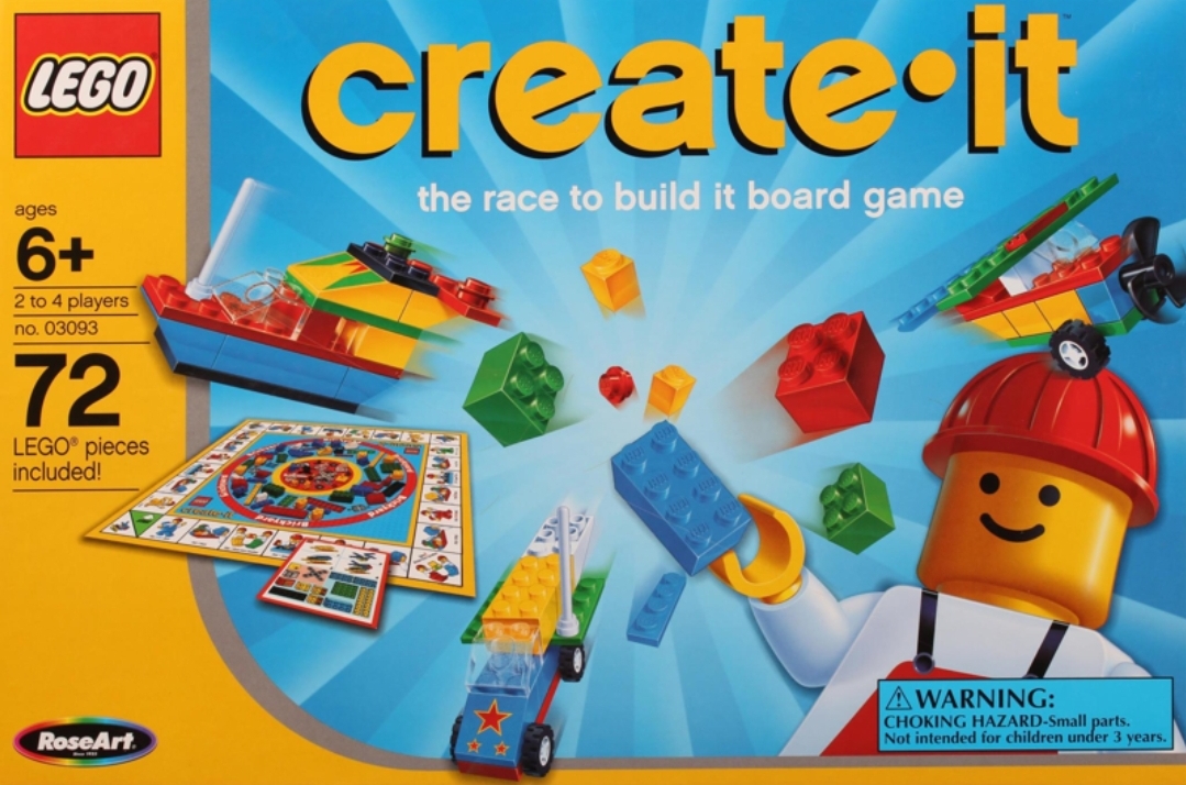 Lego The Race to Build It Board Game