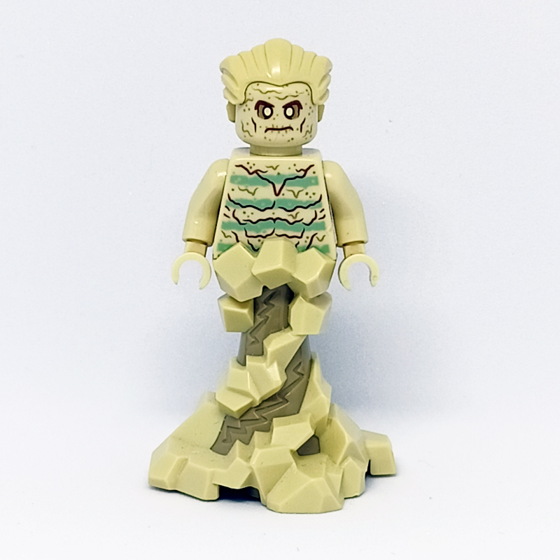 Lego Sandman, Swirling Dirt Lower Body with Tan Sweater