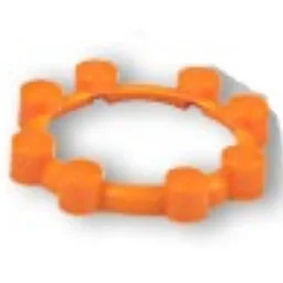 Watch, Bezel Round, 8 Studs / Orange