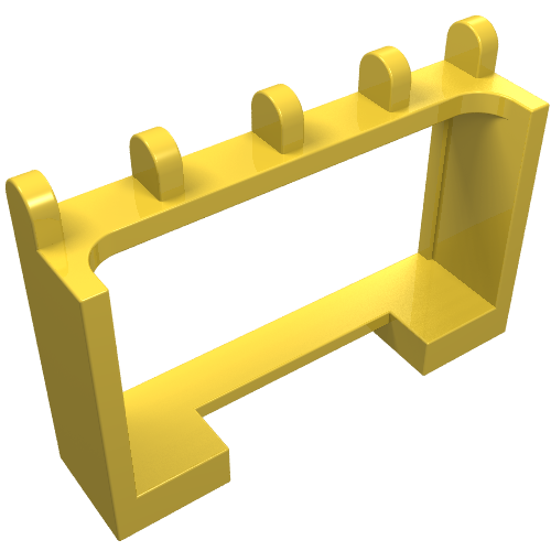 Lego Hinge Vehicle Roof Holder 1 x 4 x 2 / Yellow