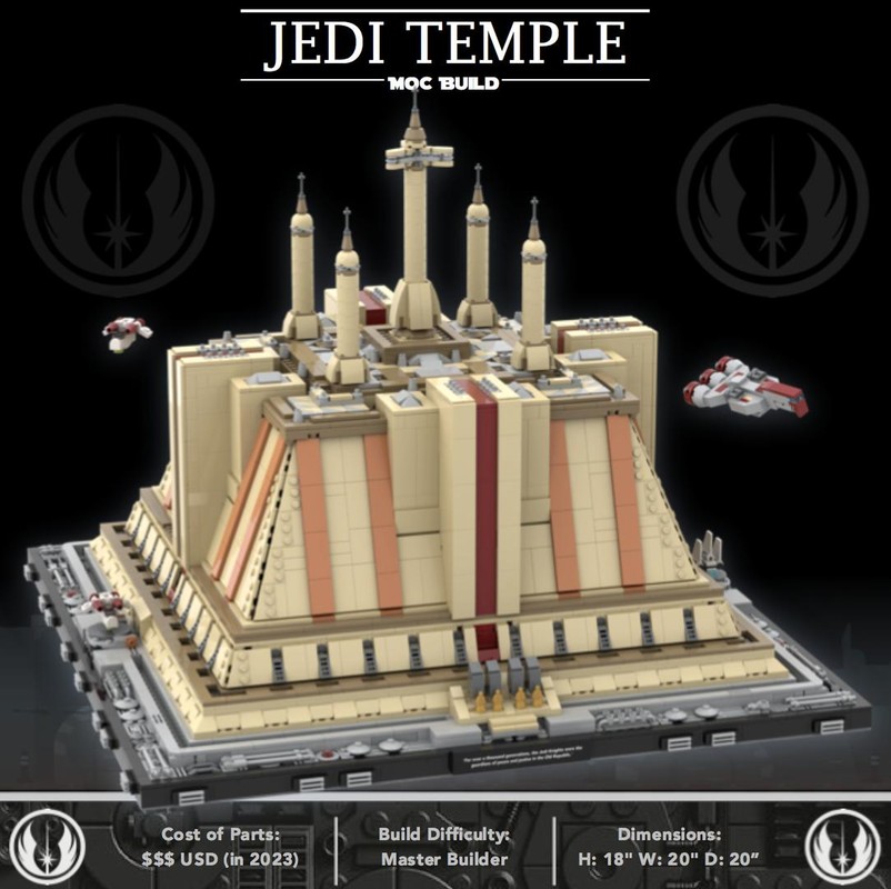 Lego THE JEDl TEMPLE - CORUSCANT