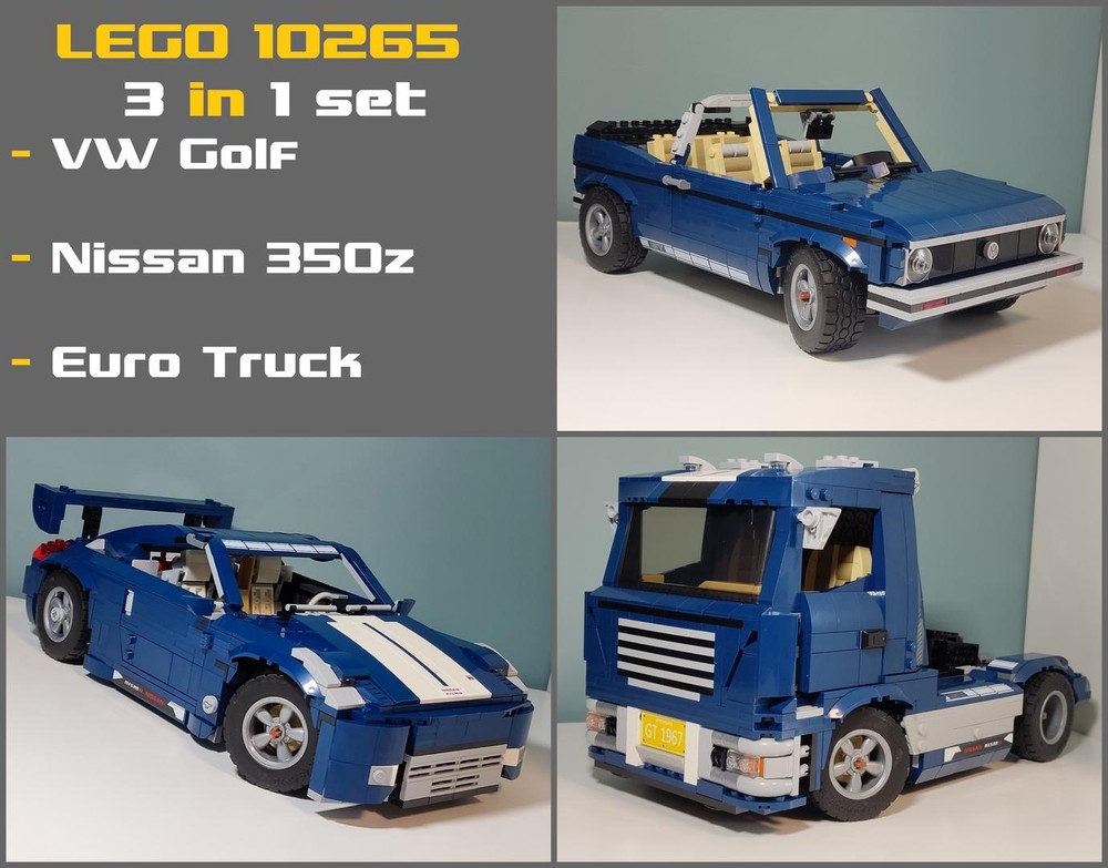 Lego 10265 3 in 1 alternative set