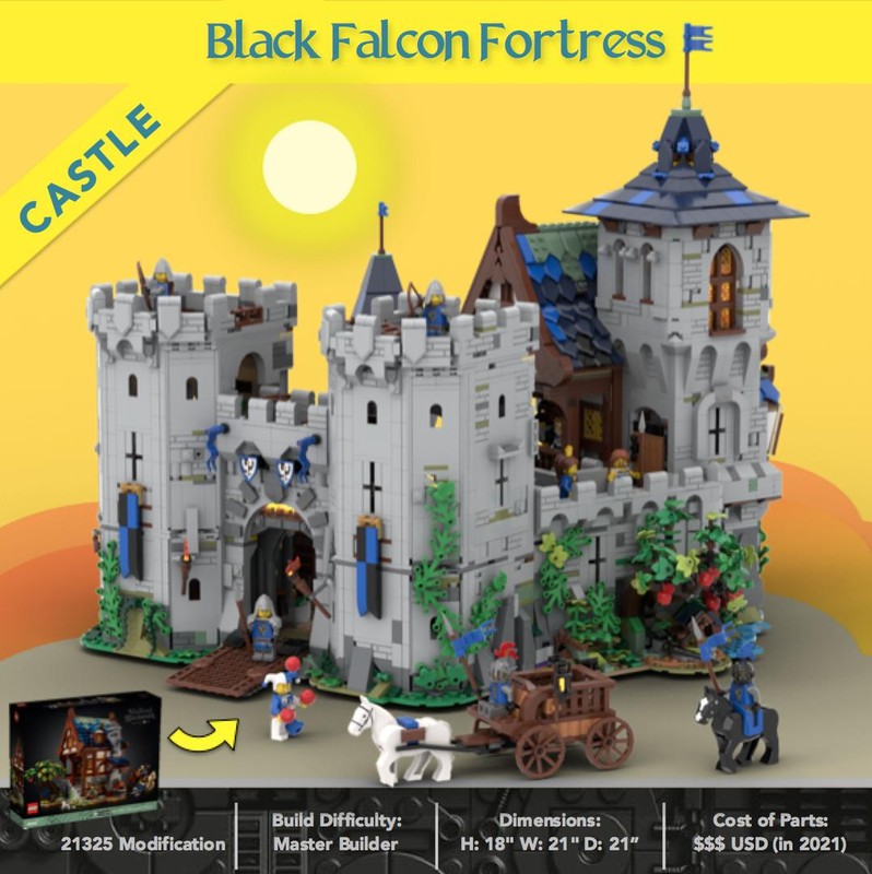 Lego Black Falcon's Fortress - Classic Castle