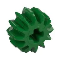 Technic Gear 12 Tooth Double Bevel / Green