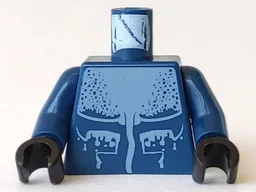 Torso Atlantis Manta Ray Pattern / Dark Blue Arms / Black Hands