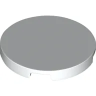 Tile Round 3 x 3 / White