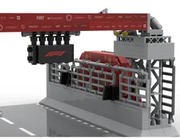 Race Track Pit Straight