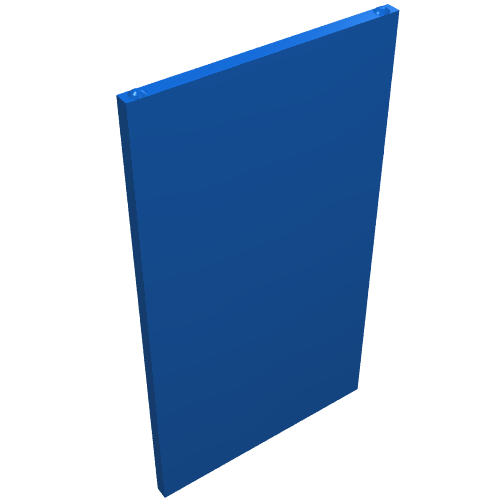 Lego Glass for Window 1 x 4 x 6 / Blue