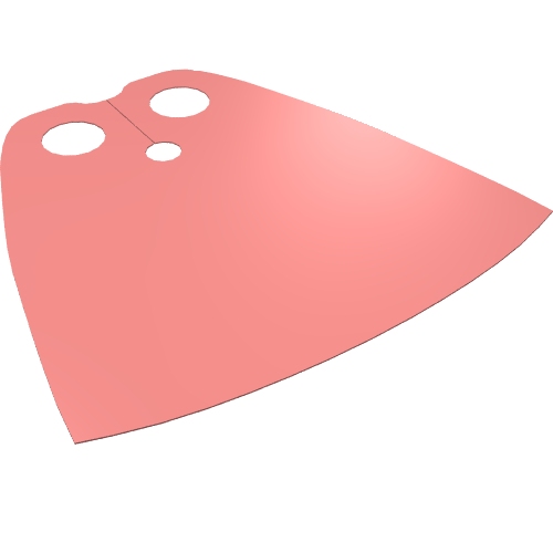 Lego Neckwear Cape, Standard [Traditional Starched Fabric] / Sand Red
