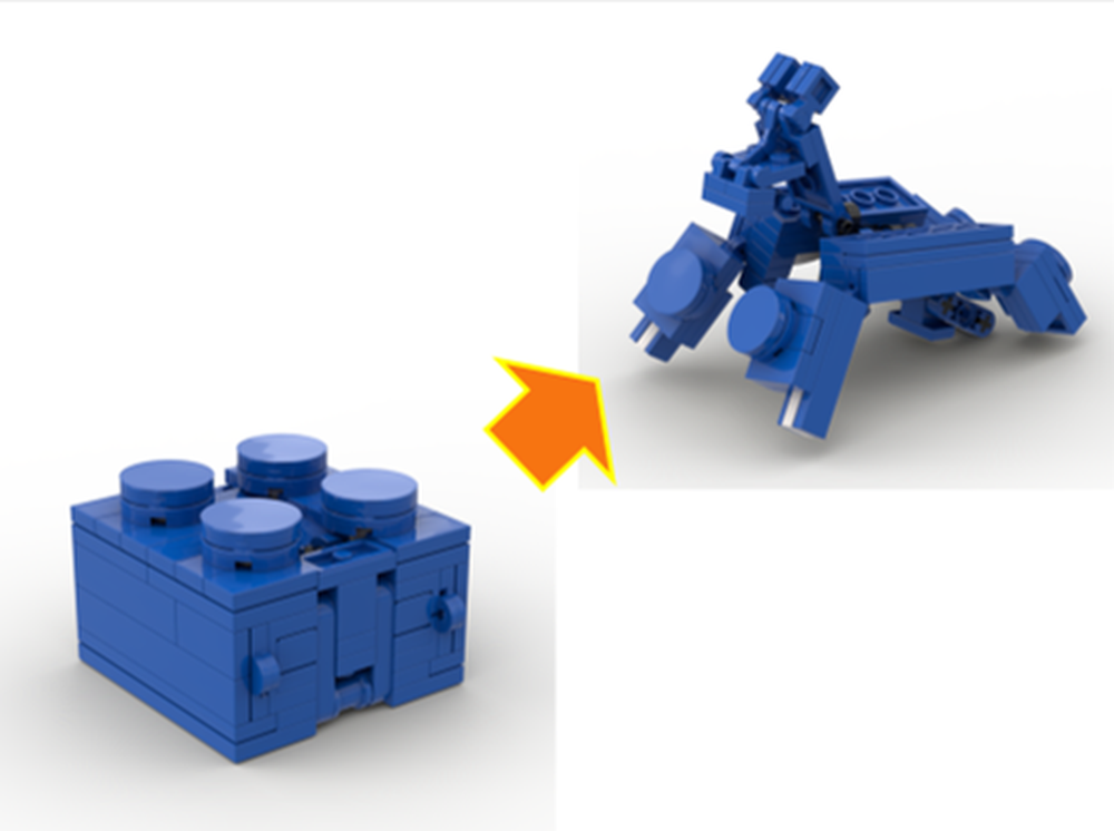 Lego 2x2 Brickformer (Blue)