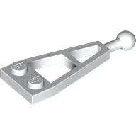 Plate Special 1 x 2 with Long Towball / White