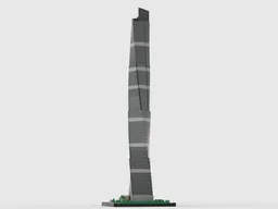 Shanghai Tower VER 2 at 1/650th scale