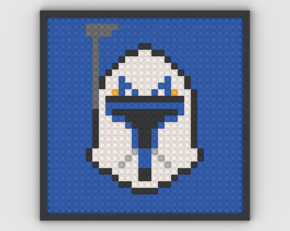 Lego Captain Rex Lego Mosaic
