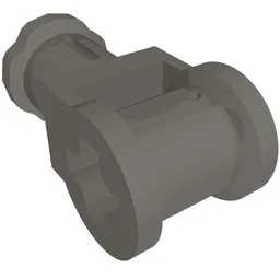Technic Axle Connector with Axle Hole [Reinforced] / Dark Bluish Gray