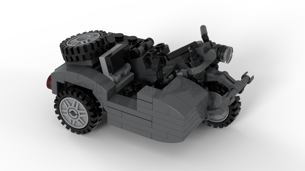 Lego BMW R75 Style Military Motorcycle