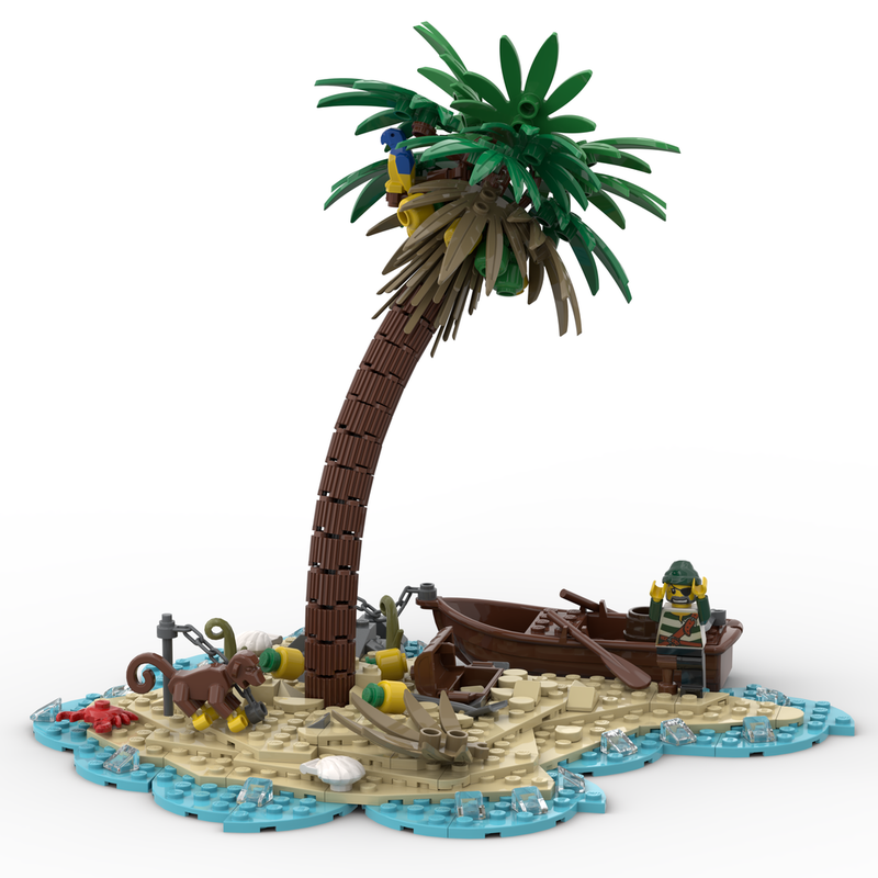 Lego No Treasure Island