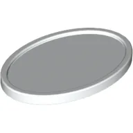 Equipment Oval Tray / White