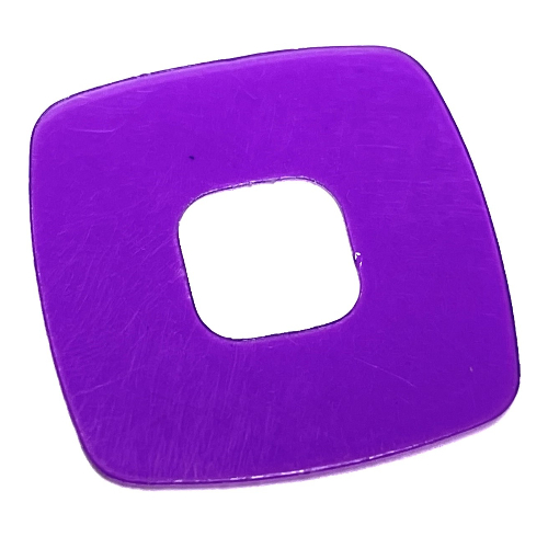 Lego Clikits Icon Accent, Square 2 1/2 x 2 1/2 / Trans-Medium Purple