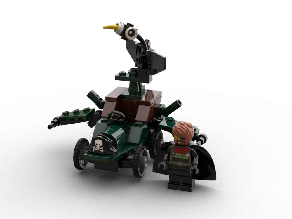Lego Captain HARLOCK soapbox / Caisse à savon ALBATOR