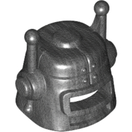 Lego Helmet with Eye Slot and Antenna / Pearl Titanium